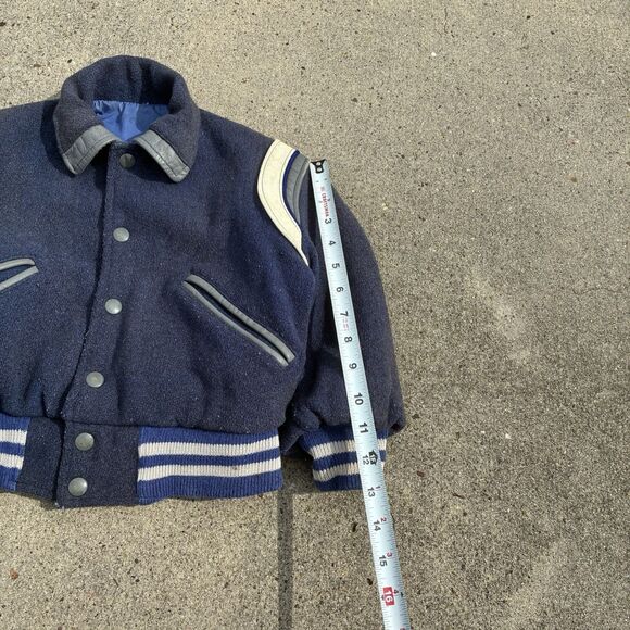 Vintage 50's Father Son Set Wool Leather Ricky Jackets Reversible Rockabilly - Picture 13 of 13